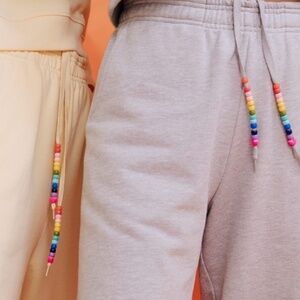 Daily Drills OG beads collection joggers in grey sz xs/sm